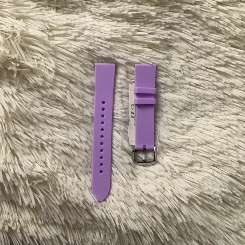 18mm silicone fossil watch strap NWT